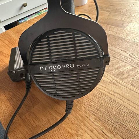 Beyerdynamics dt990 pro med forsterker