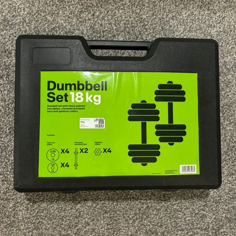 Dumbbell Set 18 kg