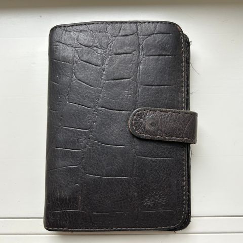 Mulberry Planner / Agenda i brunt skinn