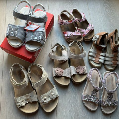 Sandaler til jente str 28, 29, 30, 31, 32, 35 - Birkenstock, Superfit, Froddo,