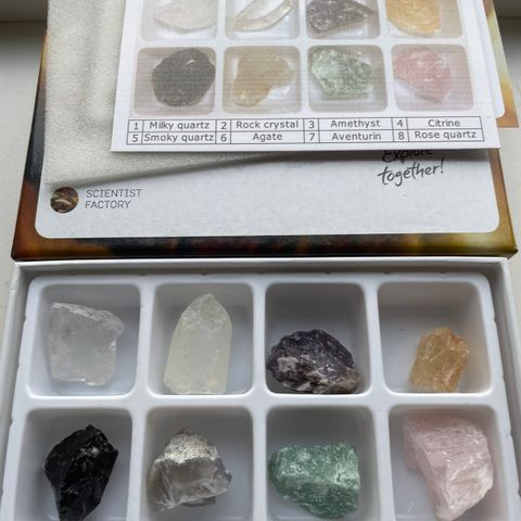 Steinsamling - gemstone collection