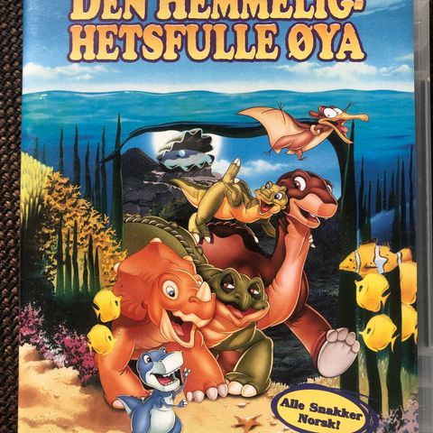 (DVD) Lillefot og vennene hans 5: Den hemmelighetsfulle øya (1997) Norsk tale