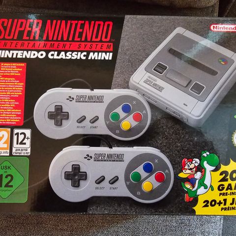 Nintendo Snes mini, uåpnet!