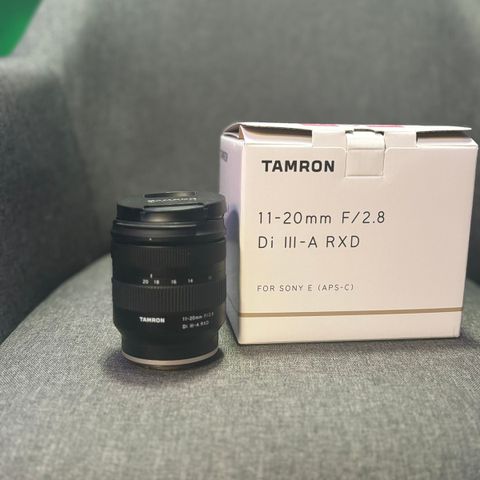 Tamron 11-20 2.8 til Sony e