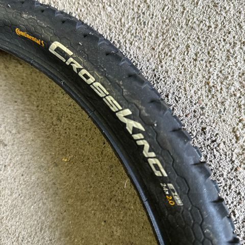 Nytt 24" Continental Cross King sykkeldekk