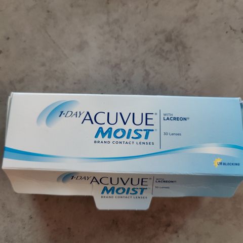 Kontaktlinser / dagslinser 1-DAY  ACUVUE MOIST -2