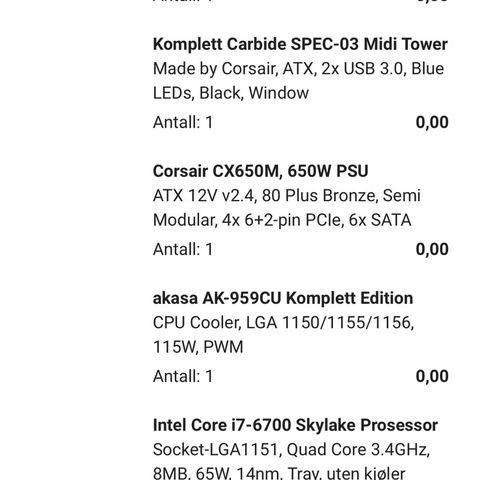 High end Gaming PC - Komplett gamer