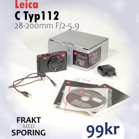 Leica C Typ112 12MP (18488) 28-200mm F2-5.9 Dark Red