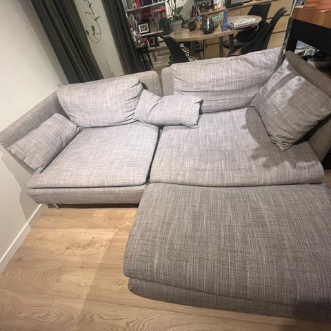 Söderhamn sofa med sjeselong