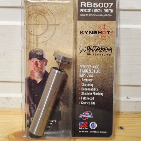 KynSHOT AR-15 9MM Hydraulic Recoil Buffer PCC