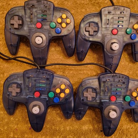 Acsii pad kontroller til Nintendo 64 til salgs