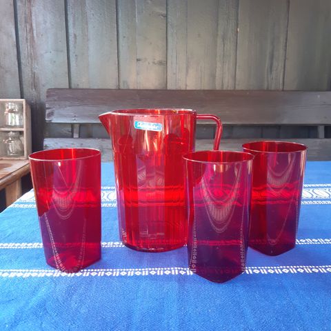 Vintage mugge og glass