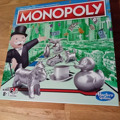 Klassisk monopoly selges billig