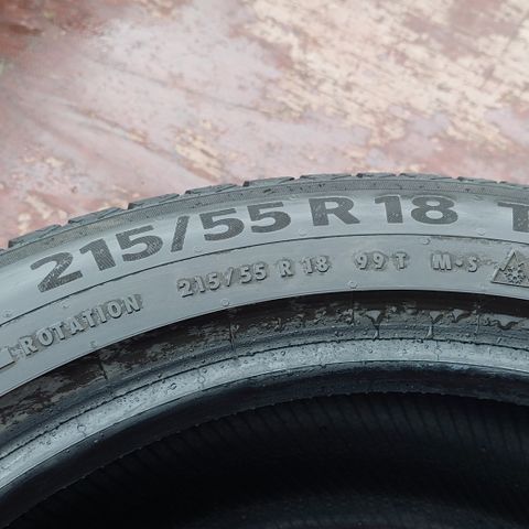 Selger 4stk Continental vinterdekk  215/55/18R