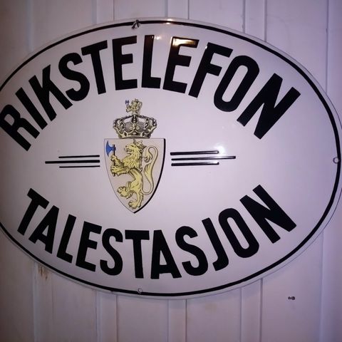 Telefon skilt Talestasjon