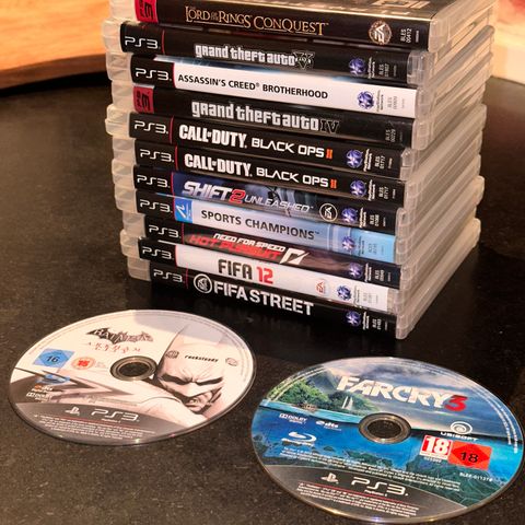 Stor pakke med PS3-spill selges – GTA, Call of Duty, Assassin's Creed og mer!