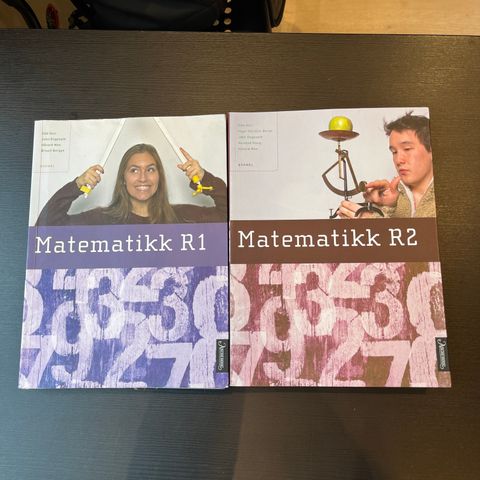 Matematikk R1(2015 utgave) og R2 (2016 utgave)