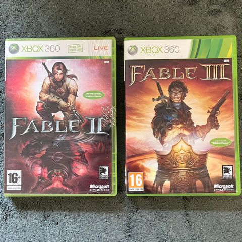 Fable II & III (Xbox 360) - selges samlet