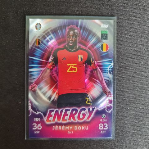 Match Attax Euro 2024 - Jeremy Doku GM1