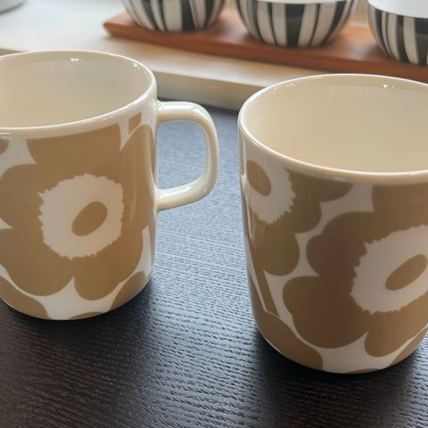 Marimekko Unikko, beige/hvit