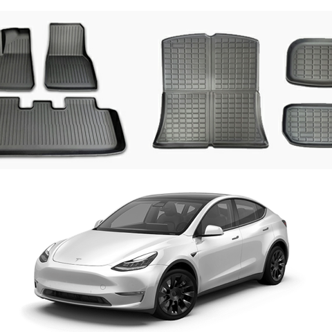 (TILBUD) TESLA MODEL Y MATTER M/HØY KANT - 1190 kr/3 deler