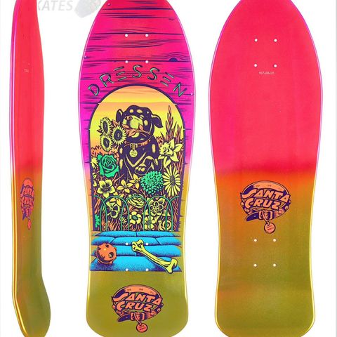 Santa Cruz Dressen Mini Pro Model Skateboard Deck