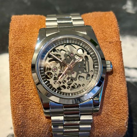 Unik "Oyster Perpetual" Skeleton Seiko Mod