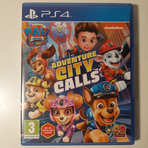 Paw Patrol The Movie - Adventure City Calls til PS4/ PS5