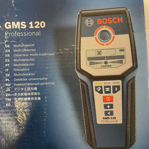 GMS 120 PROFESSIONAL DETEKTOR