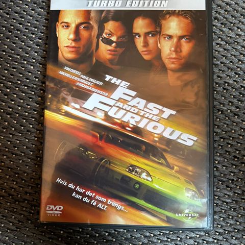 The Fast And The Furious DVD