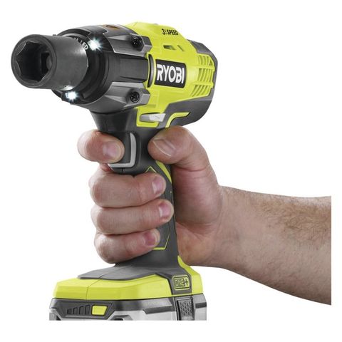 Ryobi ONE+ R18IW3-0 med batteri og lader