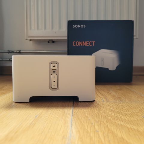 Sonos Connect gen 2, denne kan brukes på nyeste Sonos app