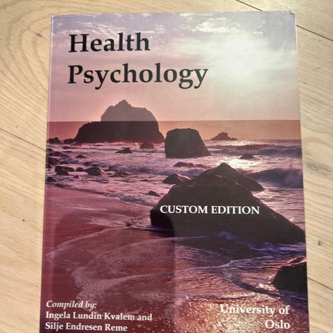 Psykologi bok- Healt psycholohy