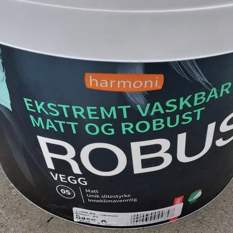 Harmoni ROBUST interiørmaling, 10 liter. NY.