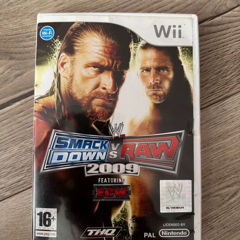 Nintendo Wii - Smack Down Vs Raw 2009