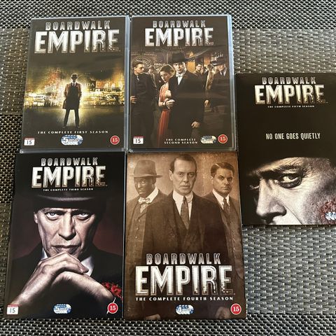 Boardwalk Empire DVD Sesong 1 - 5