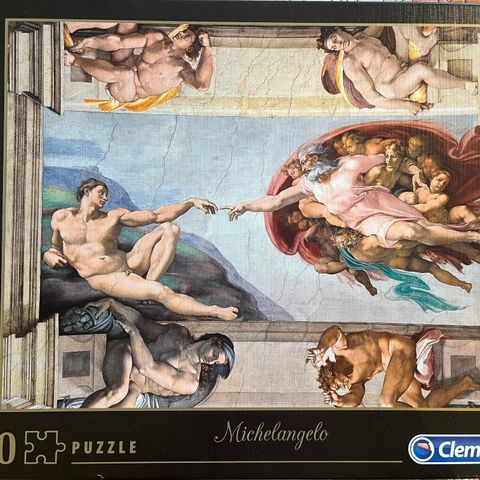 Puslespill 1000 Clementoni Michelangelo