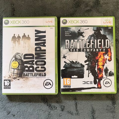 Battlefield Bad Company 1 & 2 (Xbox 360) - selges samlet