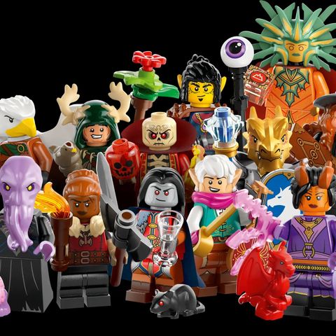 KOMPLETT Lego Dungeons & Dragons serie (12 minifigurer)