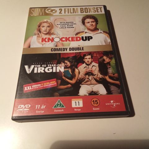 Knocked Up / 40 years of virgin.   Norske tekster