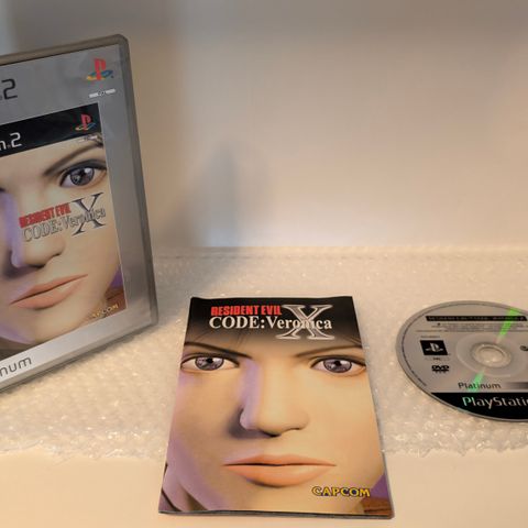 Resident Evil: Code Veronica X (Platinum), PS2, PAL, m/manual