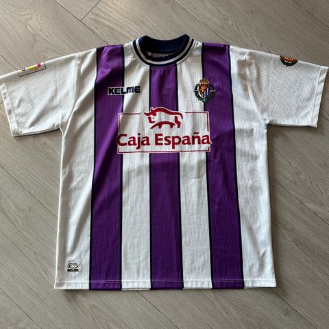 Real Valladolid 1999-2001 Heinze hjemmedrakt selges