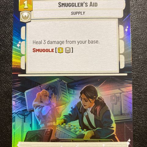 Smuggler’s aid hyperspace foil Star wars unlimited samlekort