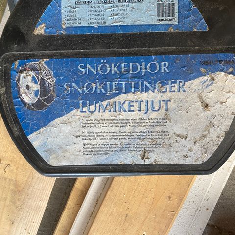 Snøkjetting fra  Biltema