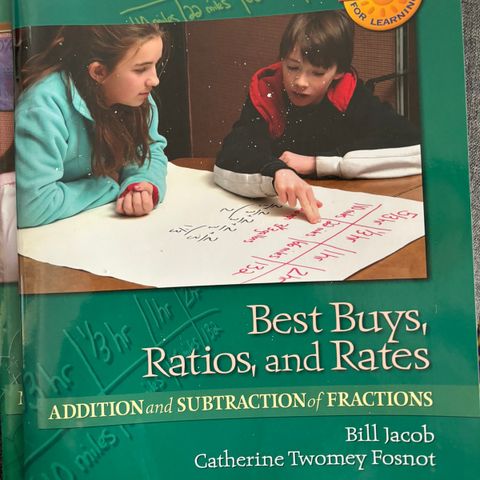 Best buys, Ratios, and Rates - Jacob & Fosnot