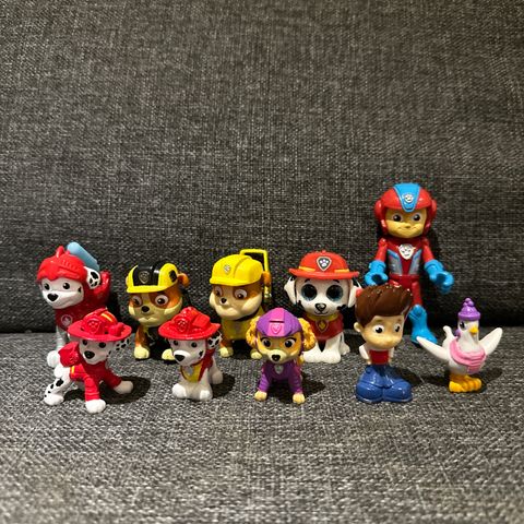 10stk Paw Patrol figurer