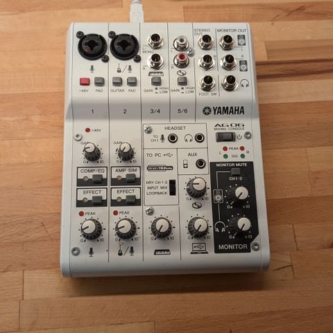 Yamaha AG06 Usb lydkort med mixer