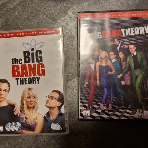 The big bang theory sesong 1 og 6