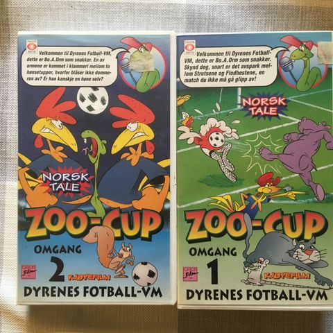 Zoo Cup  - Dyrenes Fotball VM - 1 & 2 Omgang (VHS)