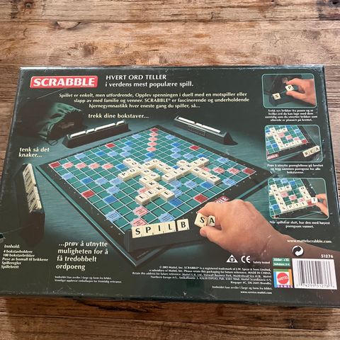 Scrabble orginal brettspill 🧡 Uåpnet !!